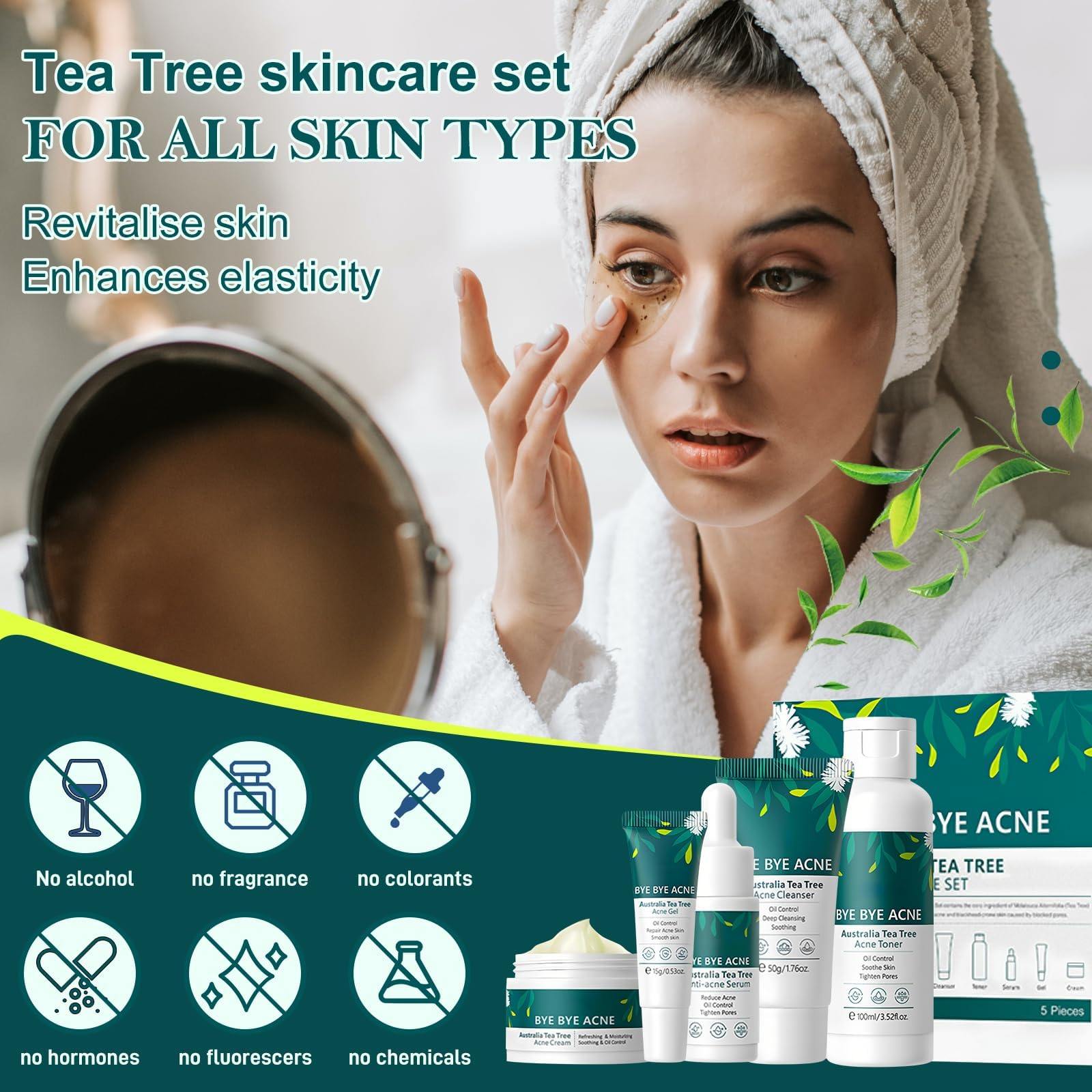 Onkessy acne gel with tea tree oil for pore purification