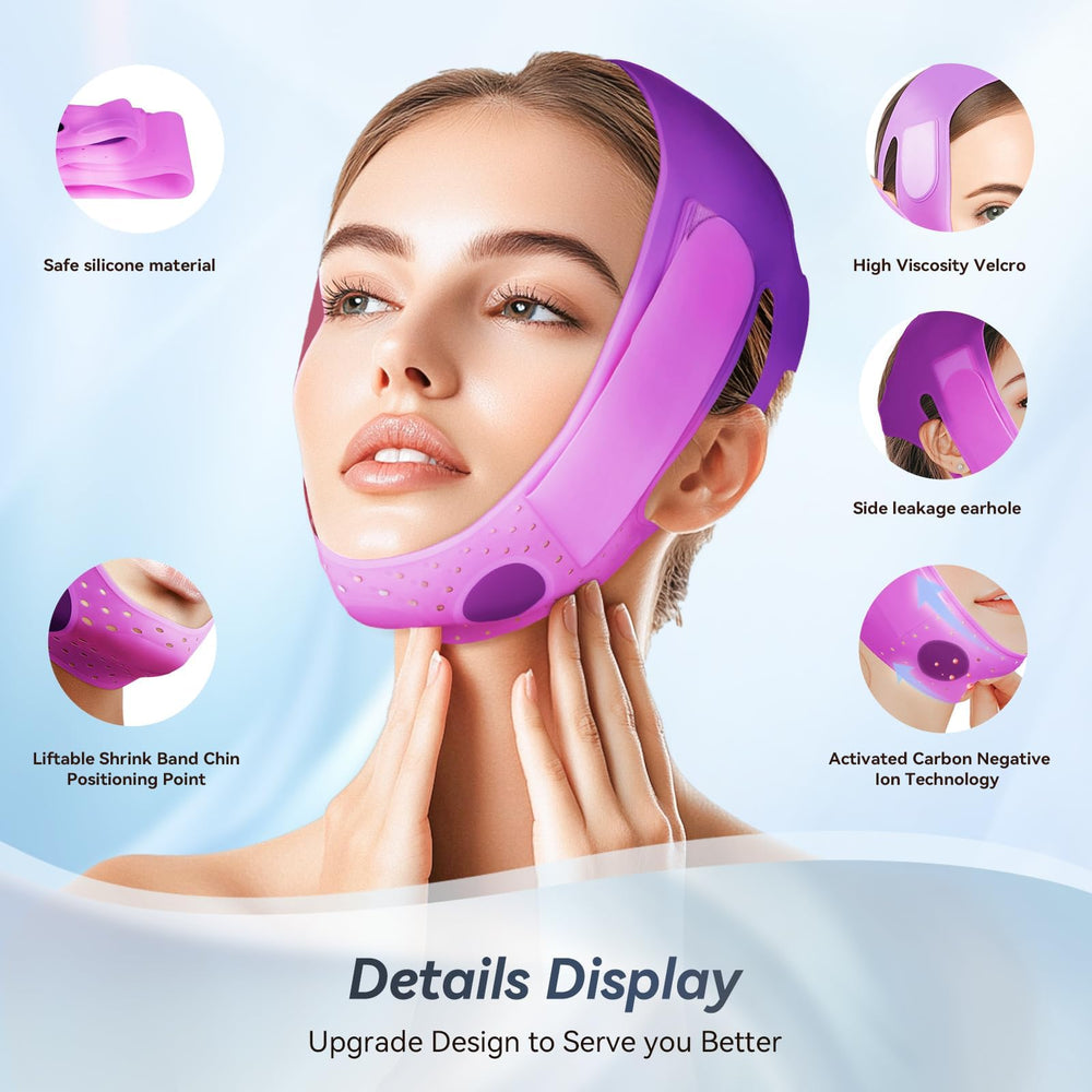 ONLUKY chin strap recommends 10-30 minutes daily to fit into routines