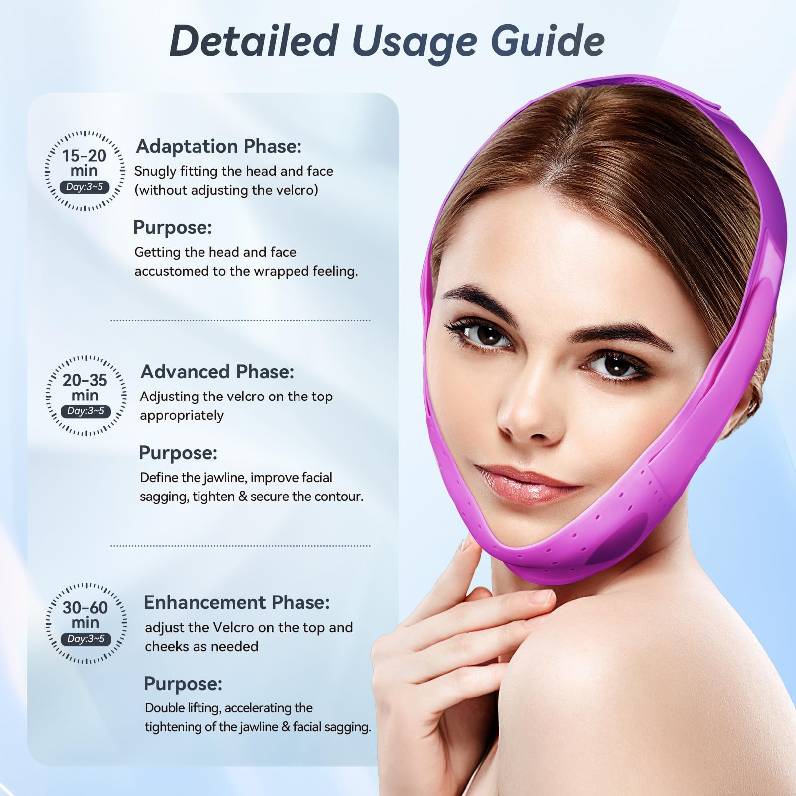 ONLUKY chin strap ideal for reading and working, hands-free comfort