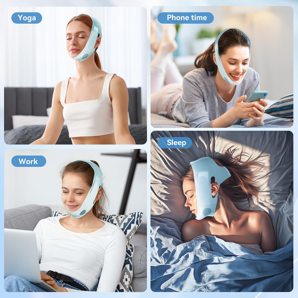 ONLUKY sky-blue packaging usage image suggests at-home travel-friendly use