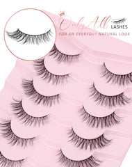 Onlyall DK77 eye-shape-fit lashes suit diverse eye shapes.