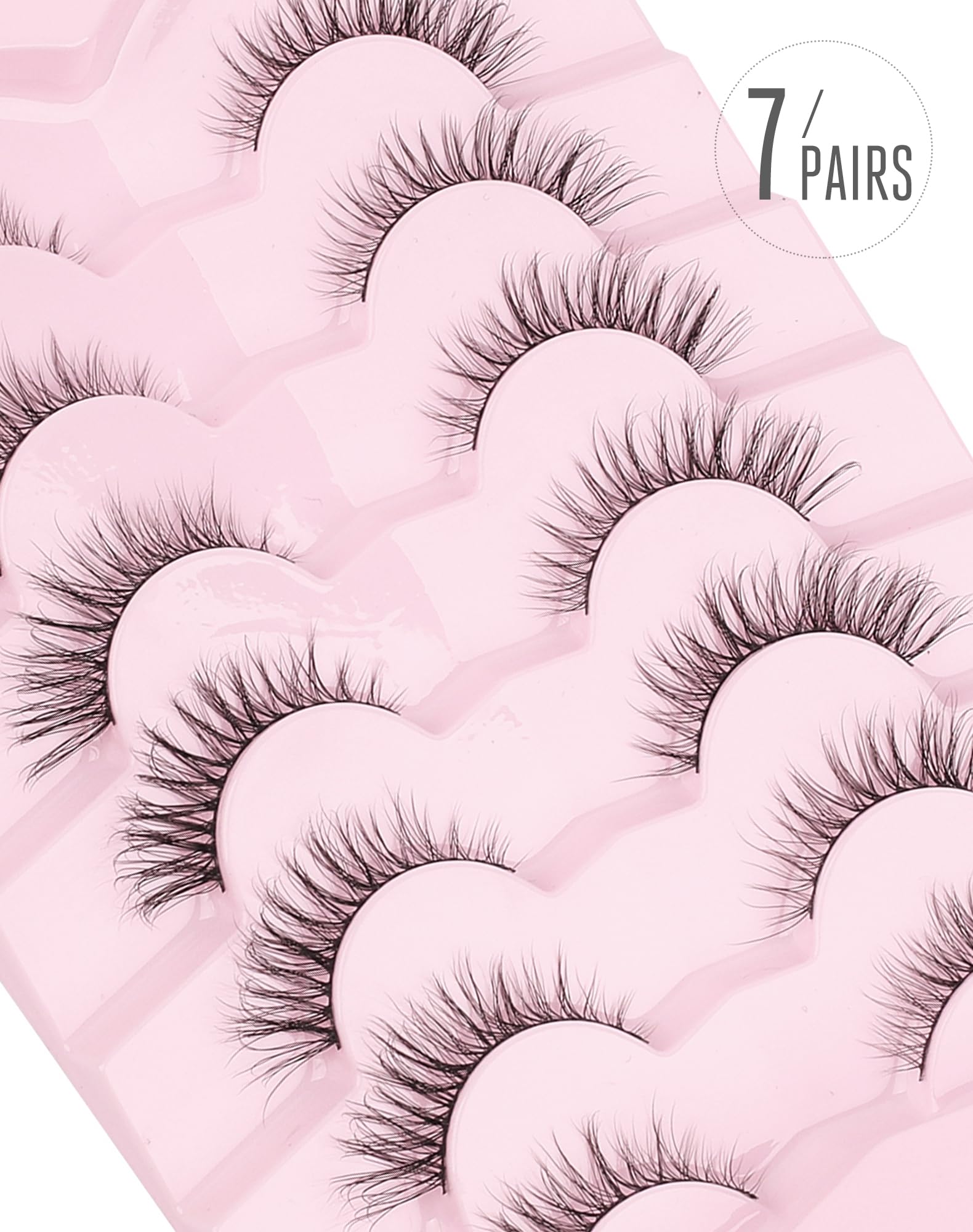 Onlyall DK77 featherweight faux mink lashes feel light on eyes.