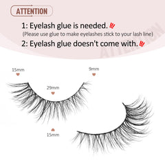 Onlyall DK77 ultra-thin-band lashes for comfortable all-day wear.