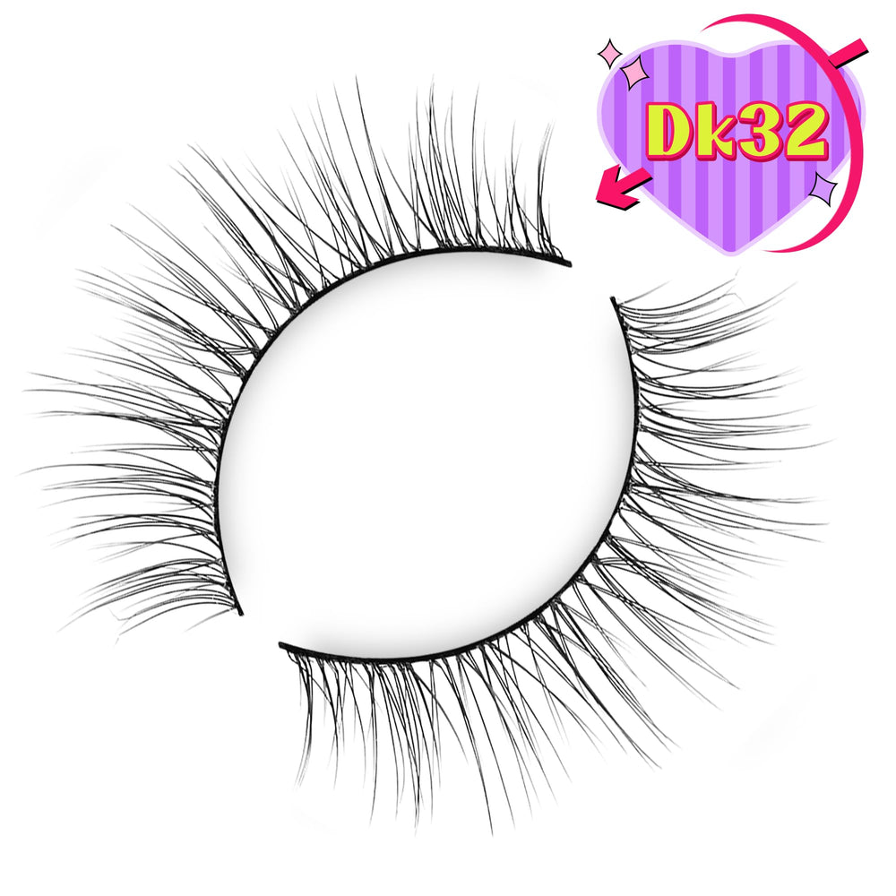 Onlyall lashes model wear reveals natural flared look