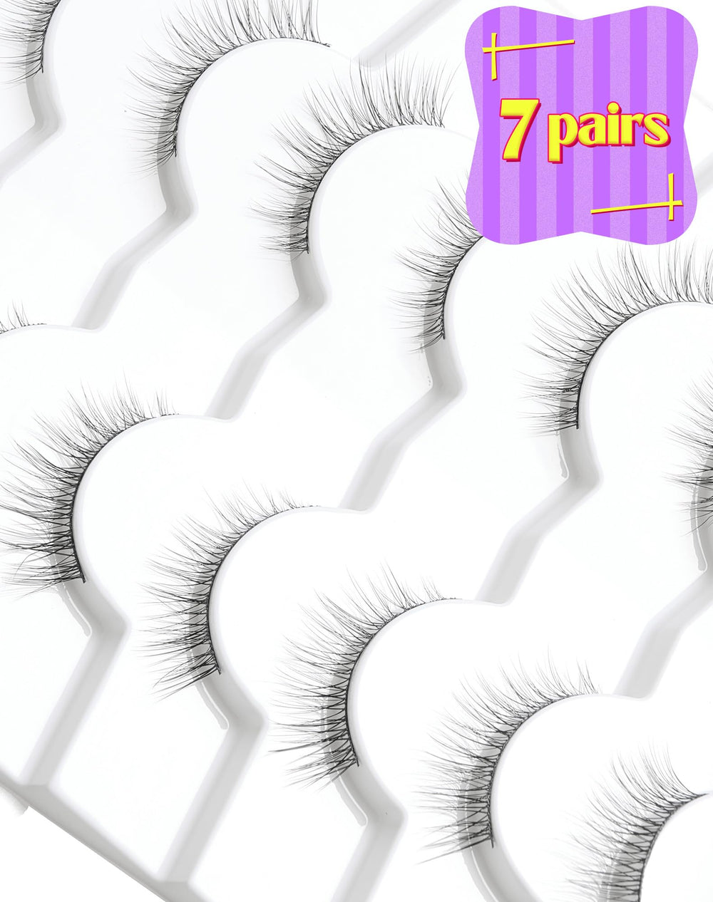 Onlyall lashes weightless featherfiber texture offers comfortable all-day wear