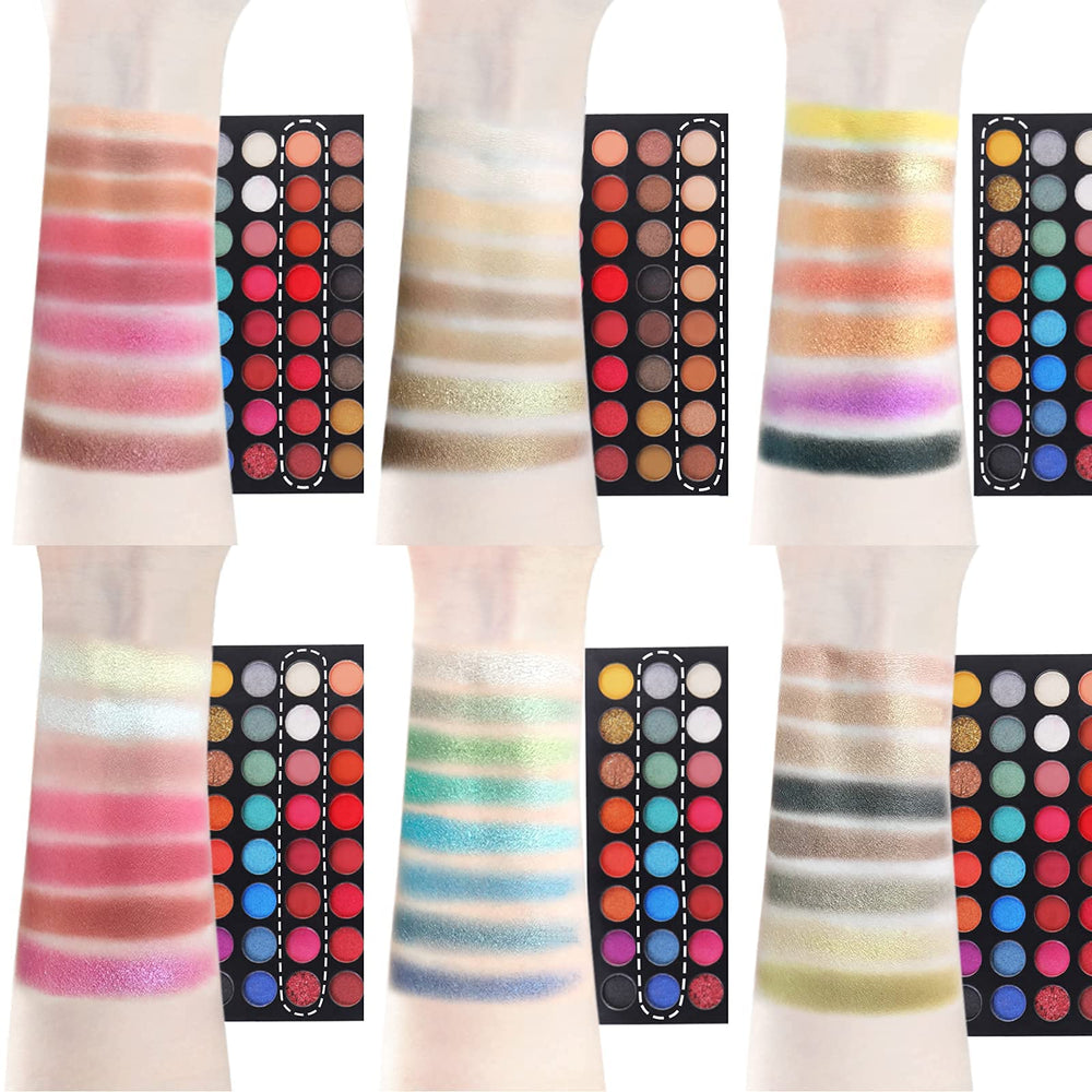 ONLYBETTER palette highly pigmented shades ready for precise application.