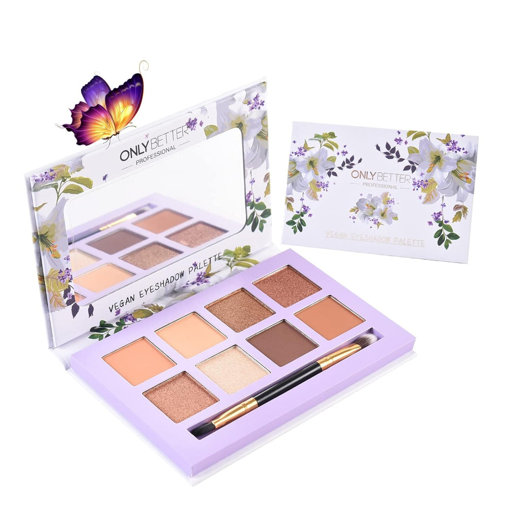 ONLYBETTER matte eyeshadow palette front case for portable everyday makeup