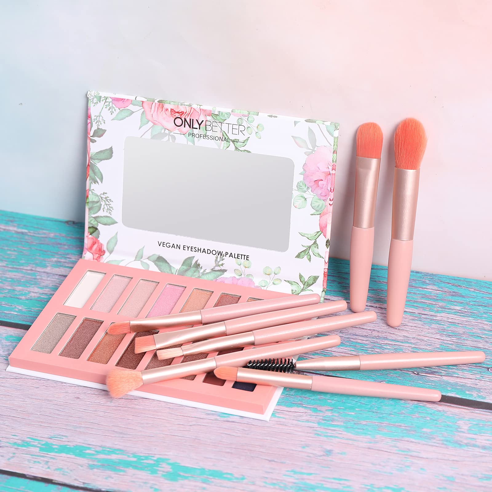 ONLYBETTER eyeshadows are waterproof and sweatproof for all-day wear.