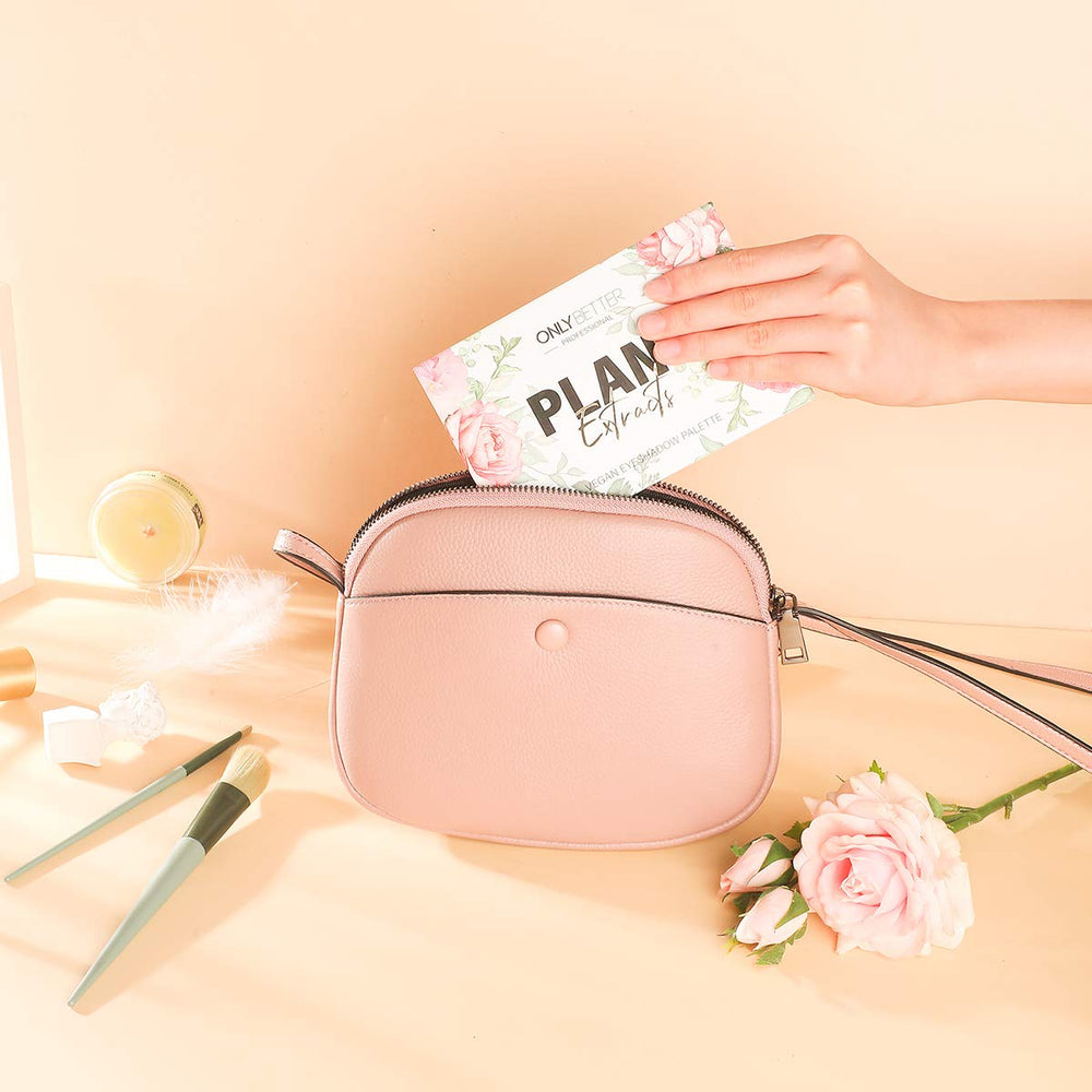 ONLYBETTER vegan nude eyeshadow palette cruelty-free label aligns with clean beauty values.