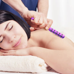 ONLYSKY BEAUTY Up Lifting Roller during a facial massage to enhance absorption