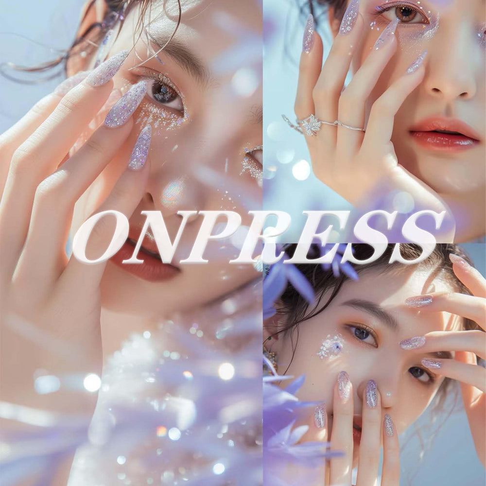 ONPRESS multi-design heart charms collection enables creative nail styles