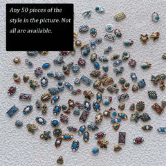 ONPRESS retro metal bohemia charms for chic salon or DIY nail art