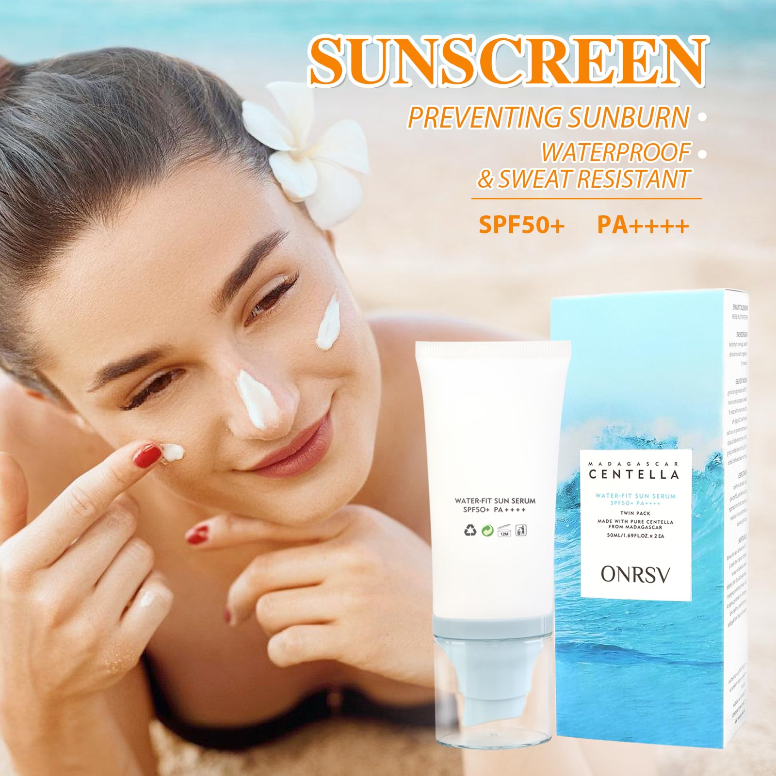 ONRSV centella hydration achieving dewy finish