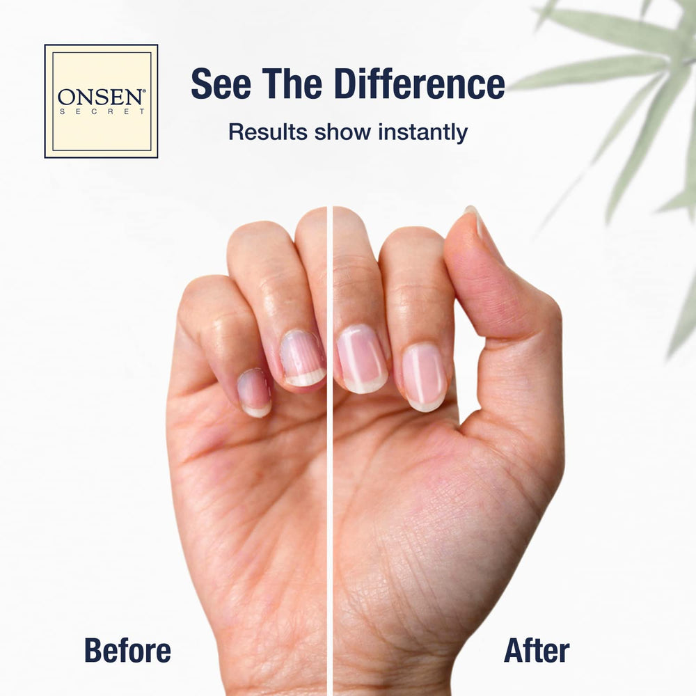 Onsen Secret producto hecho en Estados Unidos para uñas.
