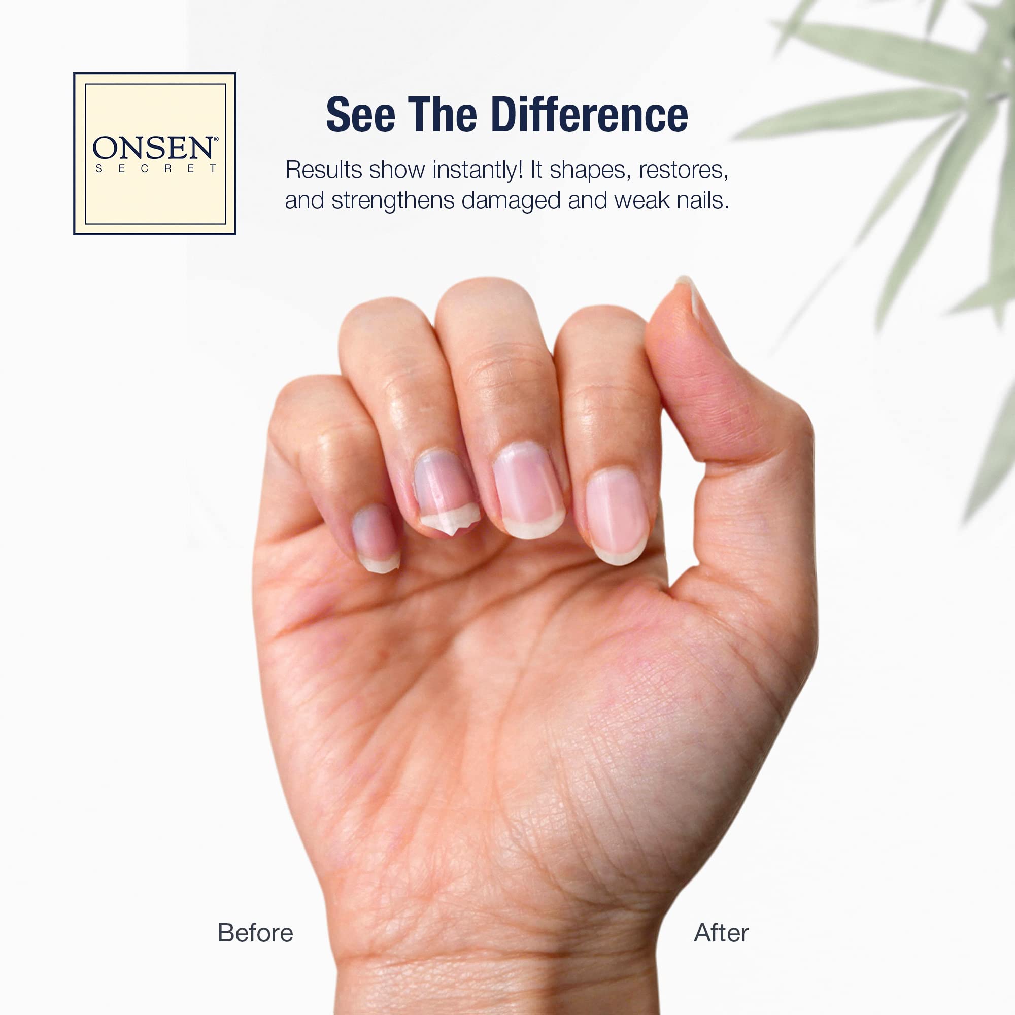 Lima para uñas acrílicas y naturales Onsen Secret, 120/180 granos