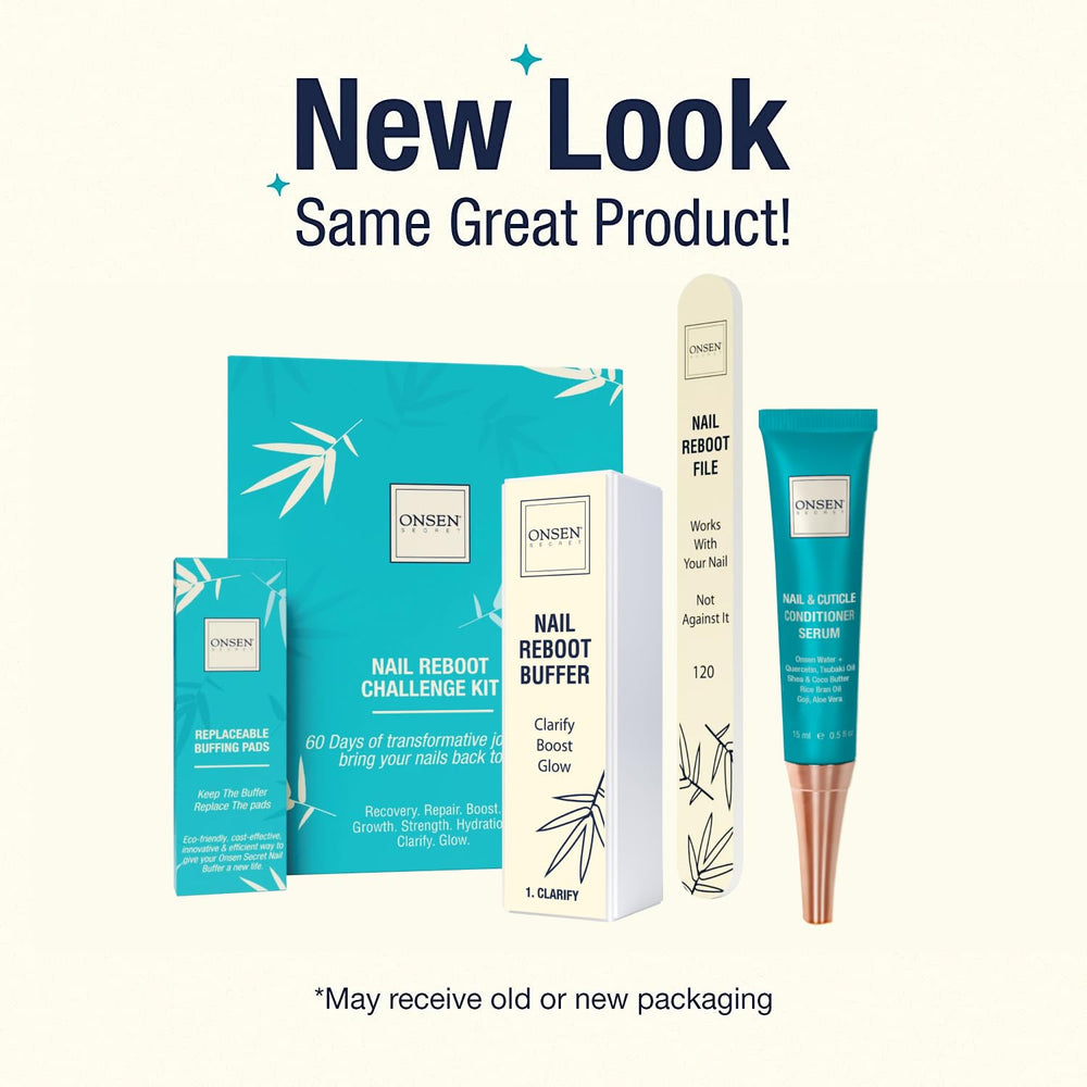 Onsen Secret Nail Care Kit long-lasting shine for polished nails