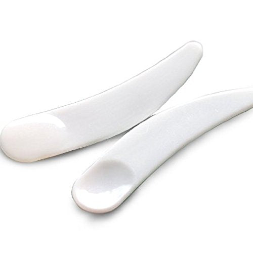 Onwon mini curved scoop packaging shows a compact 100-piece set for mess-free testing.