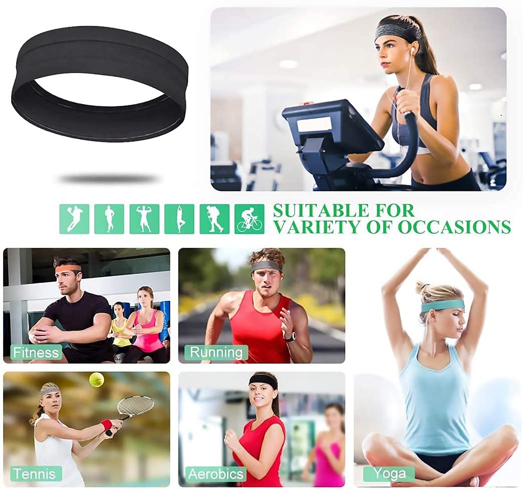 ONEYE unisex headband fits both men and women for workouts