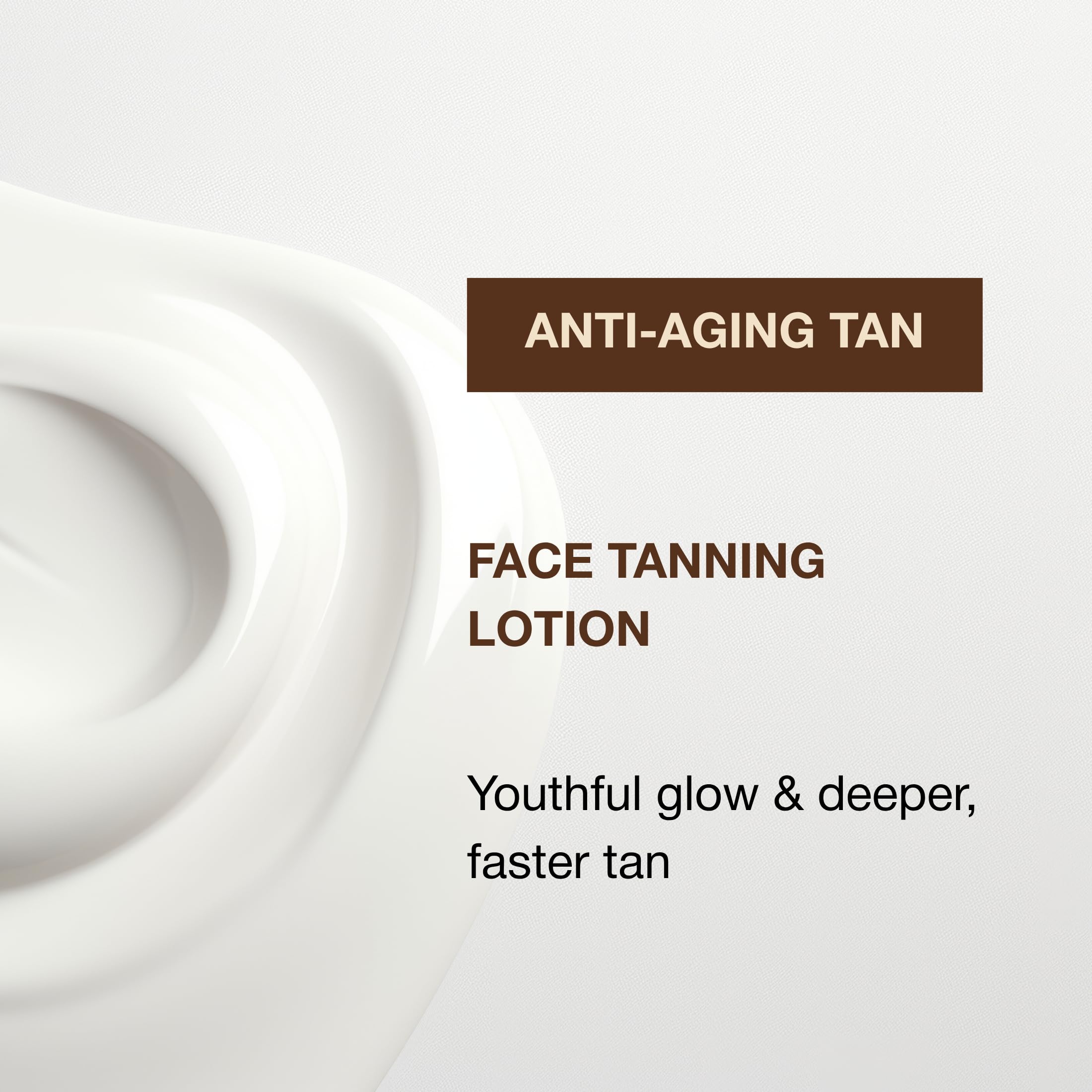 Onyx anti-aging face tanning lotion packaging box showcases premium skincare branding for shoppers.