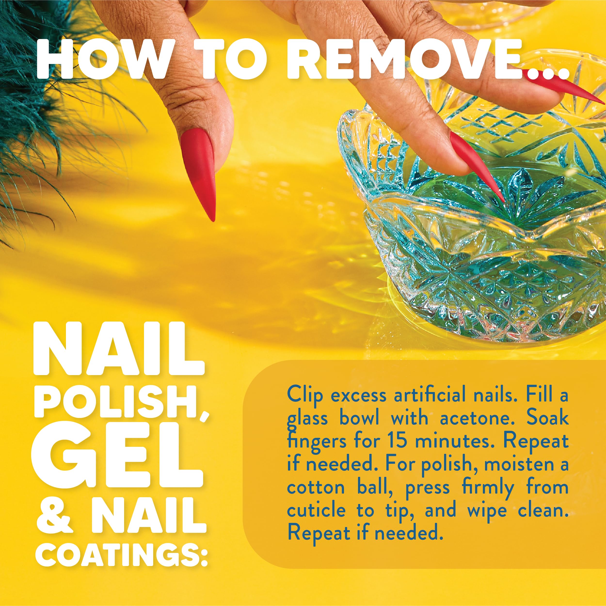 Onyx Professional remover targets glitter polish and tough coatings with strong removal power.