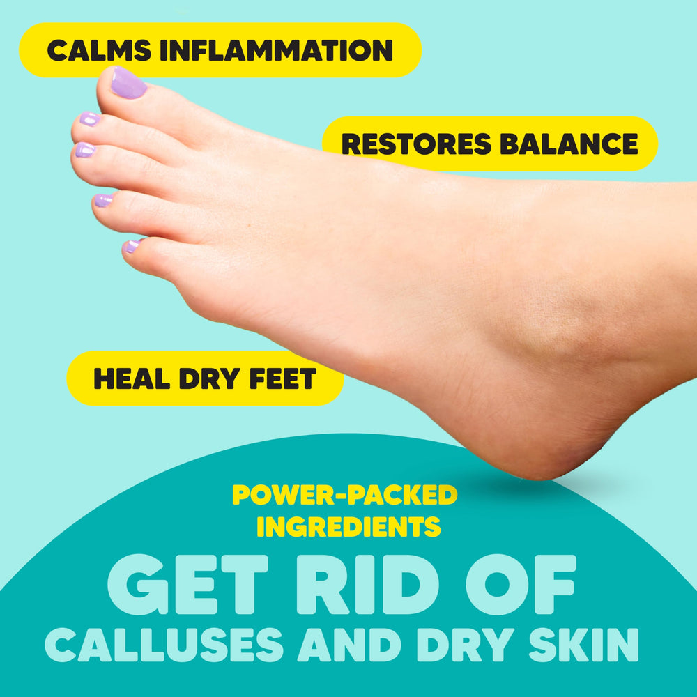 Onyx Professional Soft feet after peel result close-up.