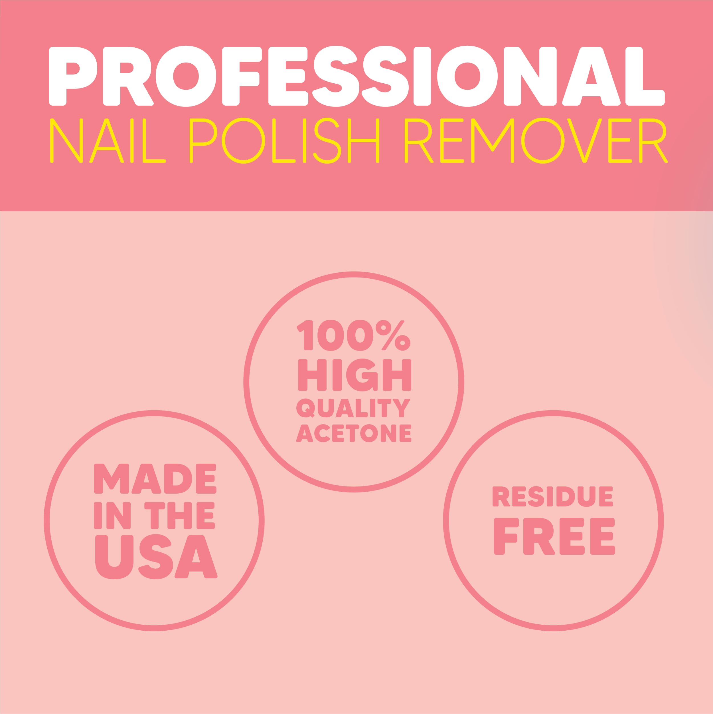Onyx Professional nourishes nails with vitamin E and grape seed oil during removal.