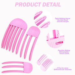 OKAABAY fluffy-bangs-wind-shaping clip shapes voluminous bangs quickly