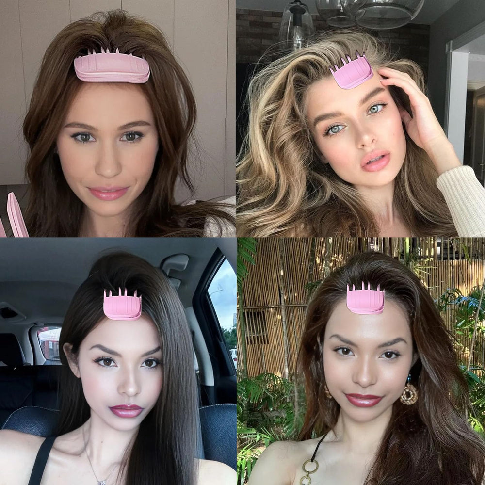 OKAABAY heatless-volume-clip lifts roots without heat for texture