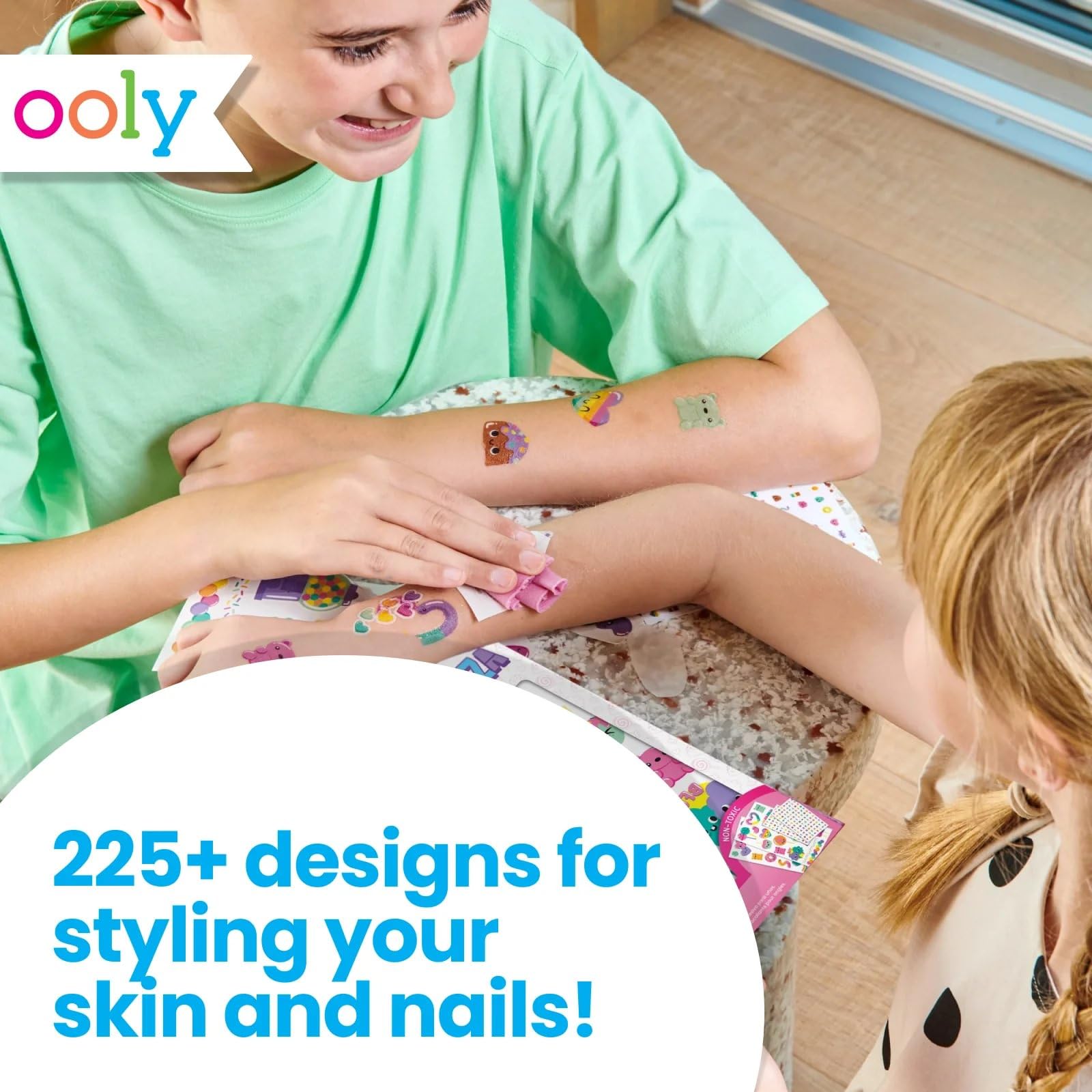 Ooly nail stickers application demo for quick, mess-free decorating.