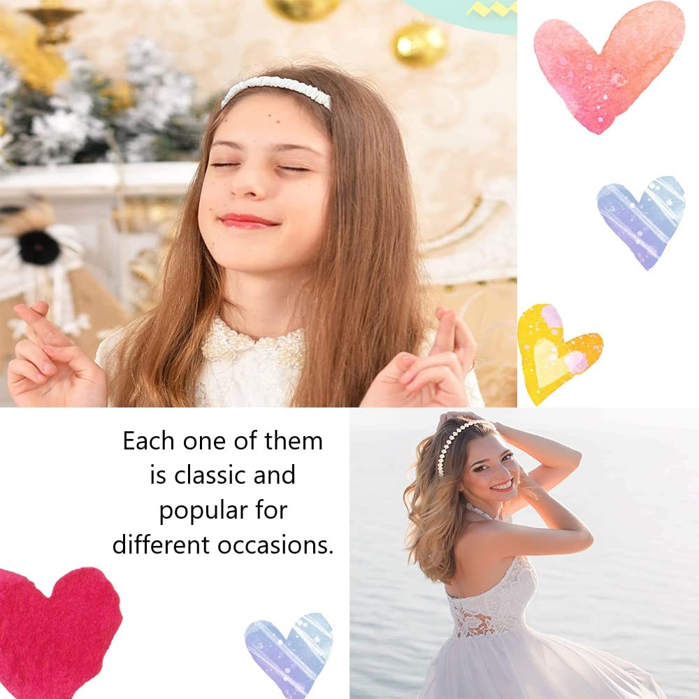 Ooosonlu headbands ideal for weddings or parties with simple, elegant styling.