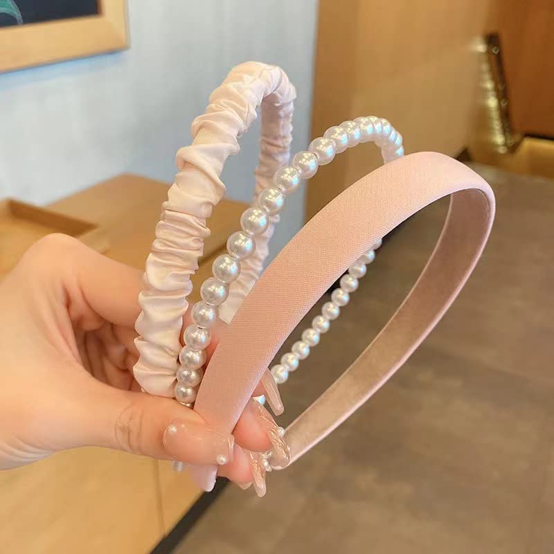 Ooosonlu headbands pearl embellishments closeup showcases elegant detail.