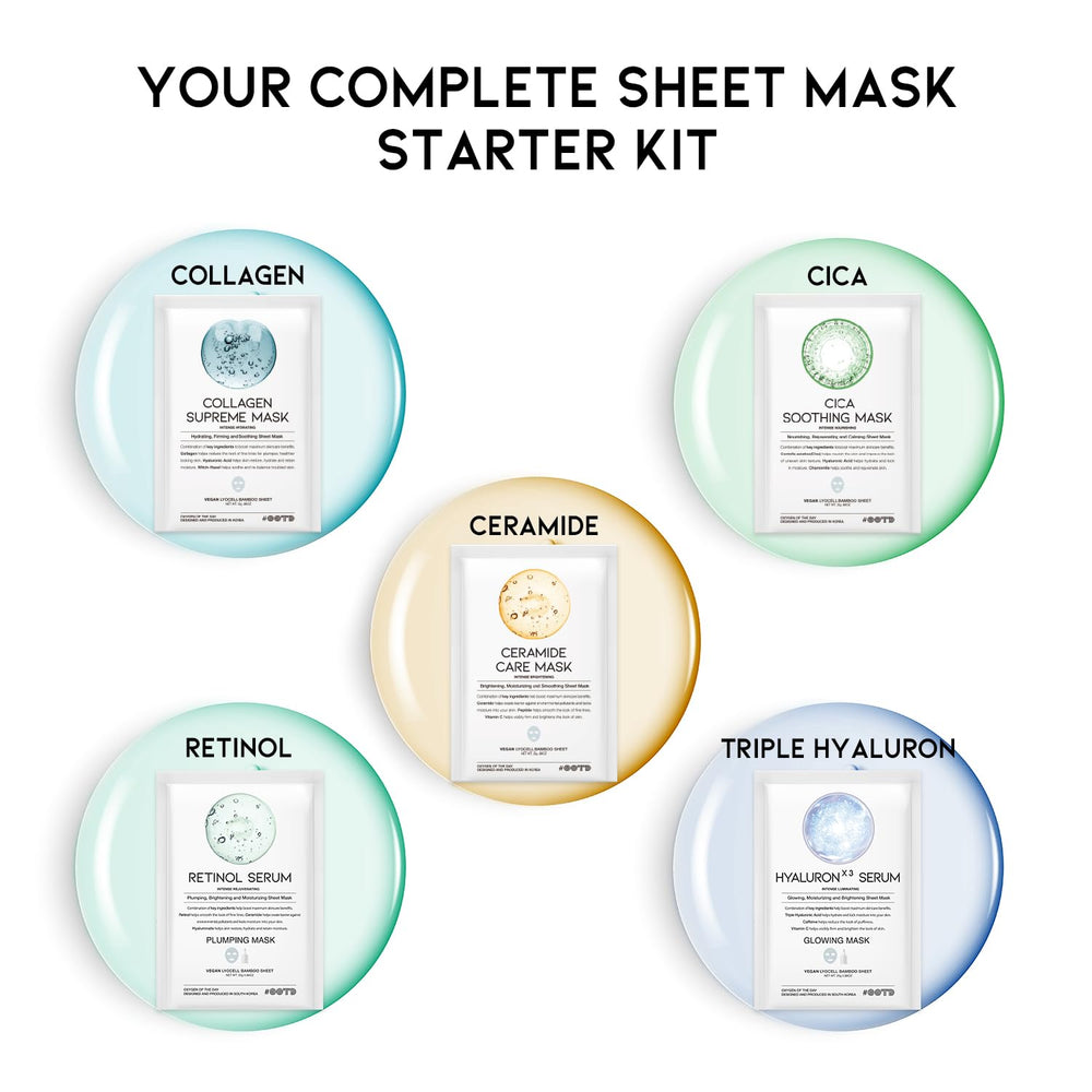 OOTD Cica Soothing Mask sheet highlights nourishment and calming comfort.