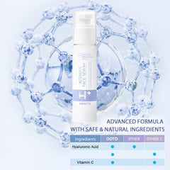 OOTD Intensive Hydrating Serum close-up showing smooth texture for plump-looking skin.