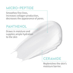 OOTD Peptide Moisturizer Fragrance-free label, gentle formula for daily use.