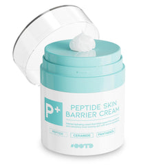 OOTD Peptide Moisturizer Jar close-up, thick hydrating texture for dry skin.
