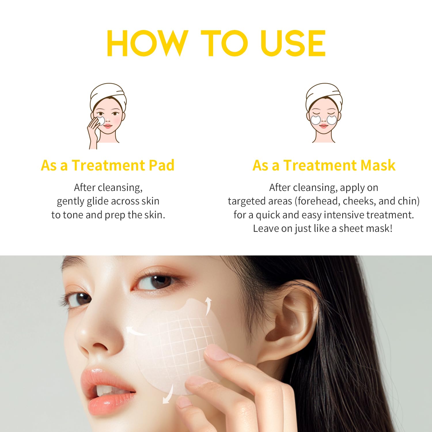 OOTD Toner Pad morning routine image suggests a refreshing start with Vitamin C and Niacinamide.