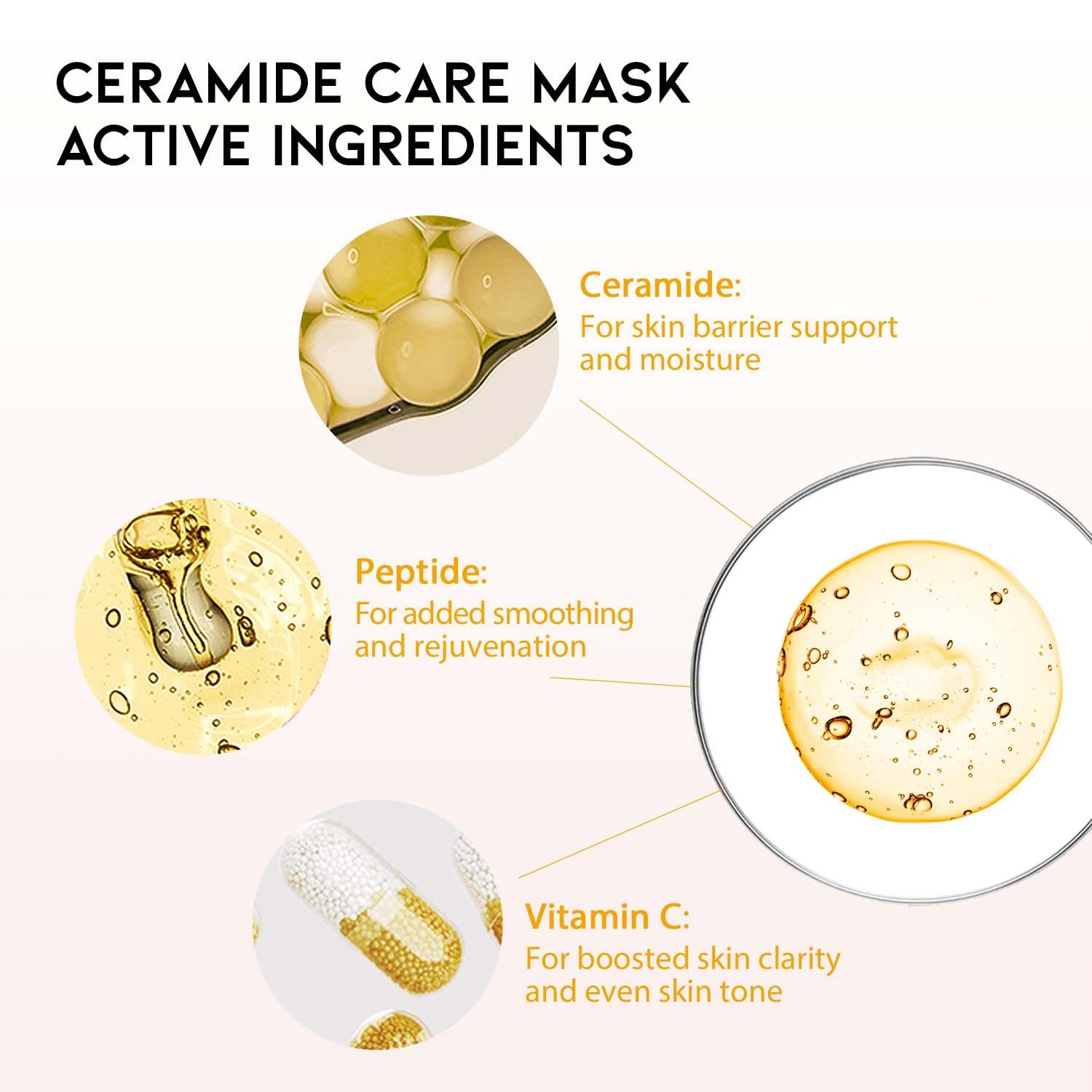 OOTD Triple Hyaluron Serum Glowing Mask close-up demonstrates lasting moisture.