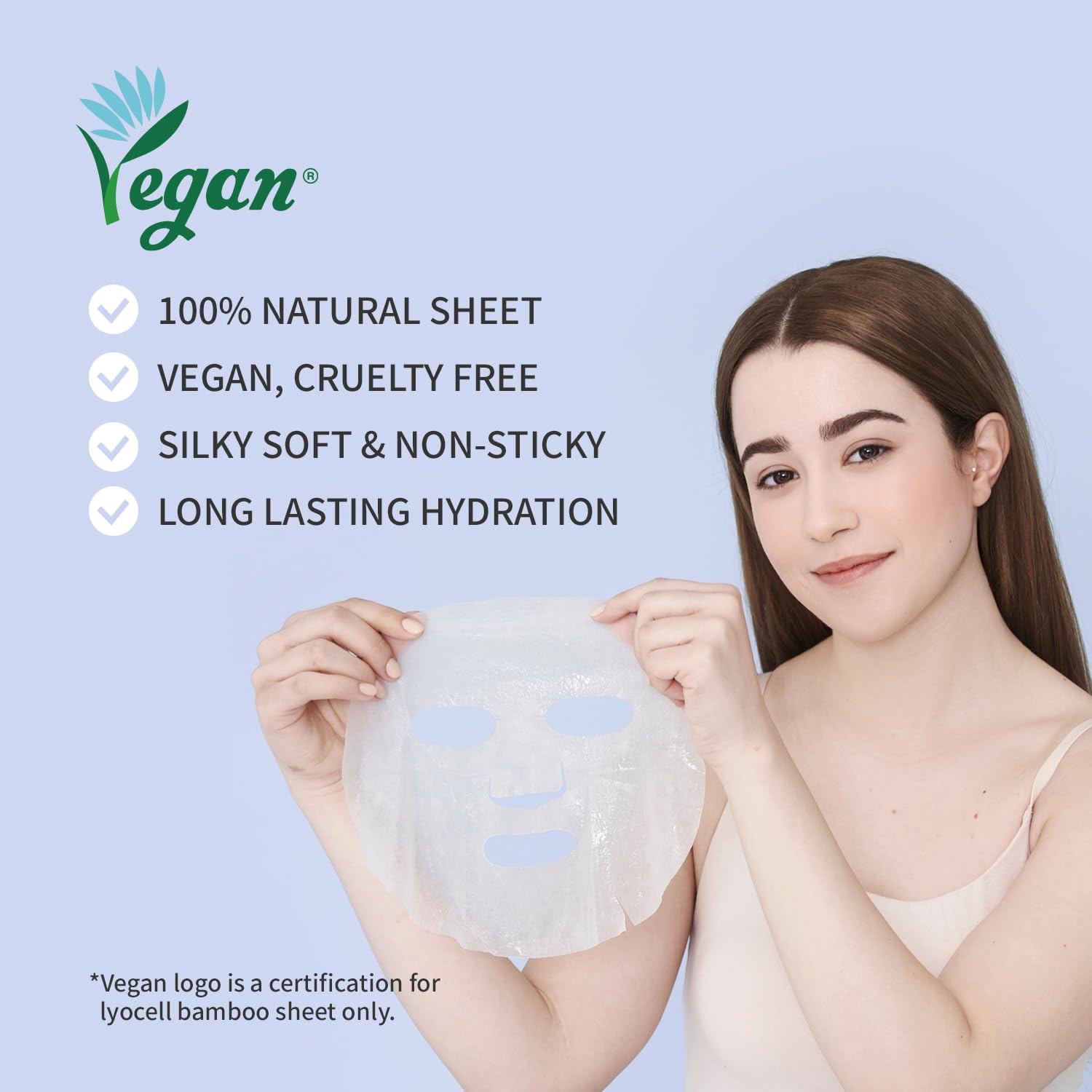 OOTD Vegan Korean Mask branding emphasizes plant-based formulas.