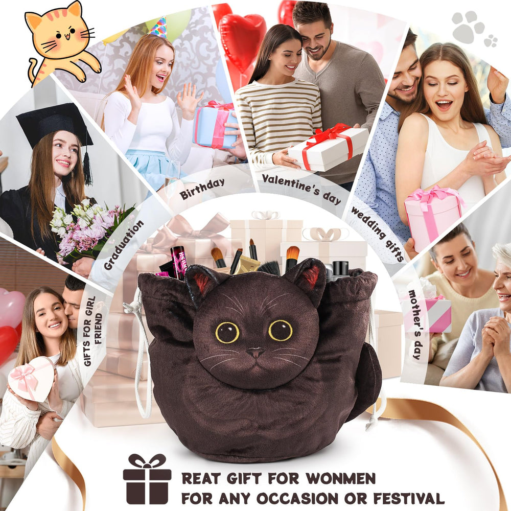 Openhahaha roomy makeup bag offers dressing-table organization without bulk.
