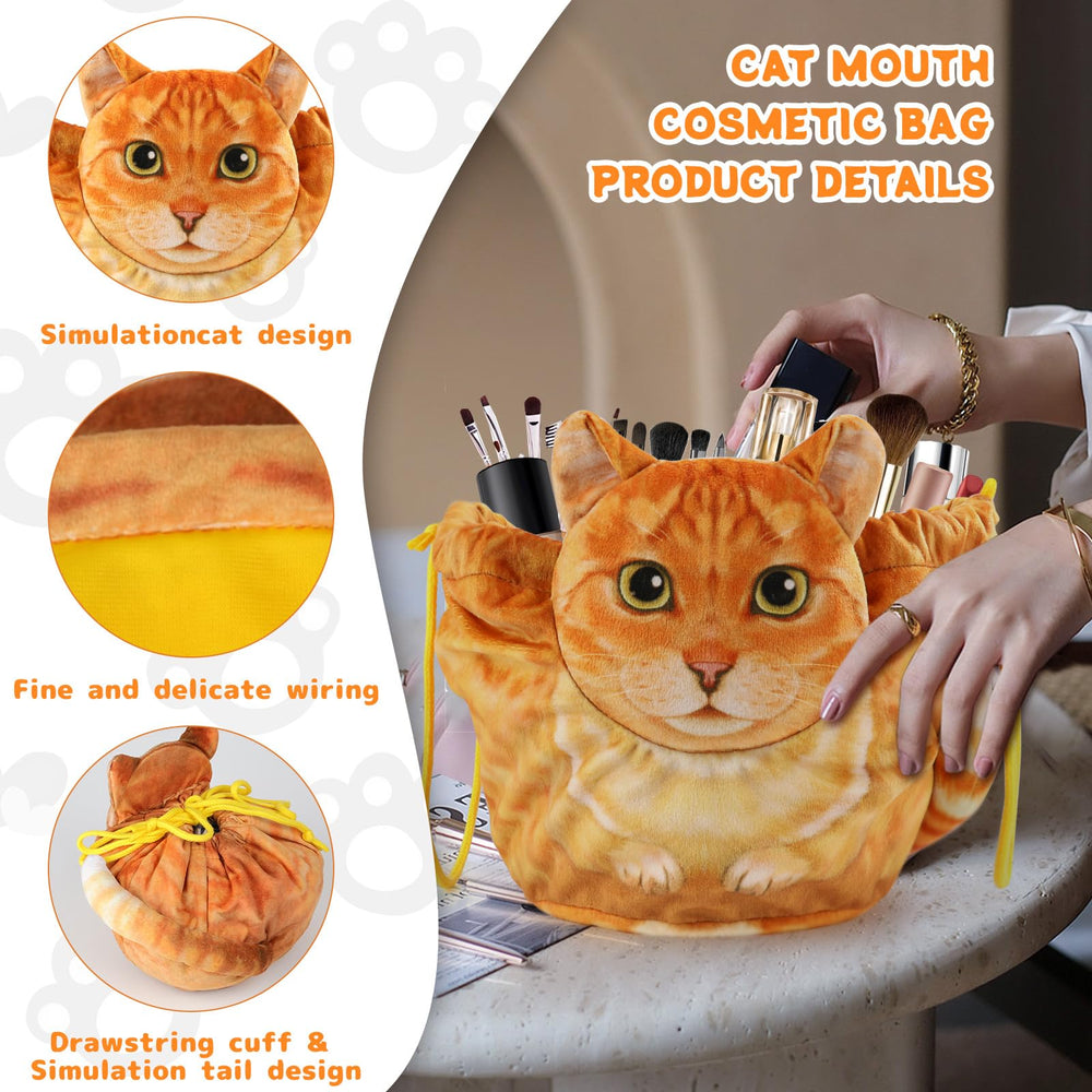 Openhahaha travel makeup bag spacious interior ideal for on-the-go cosmetics.