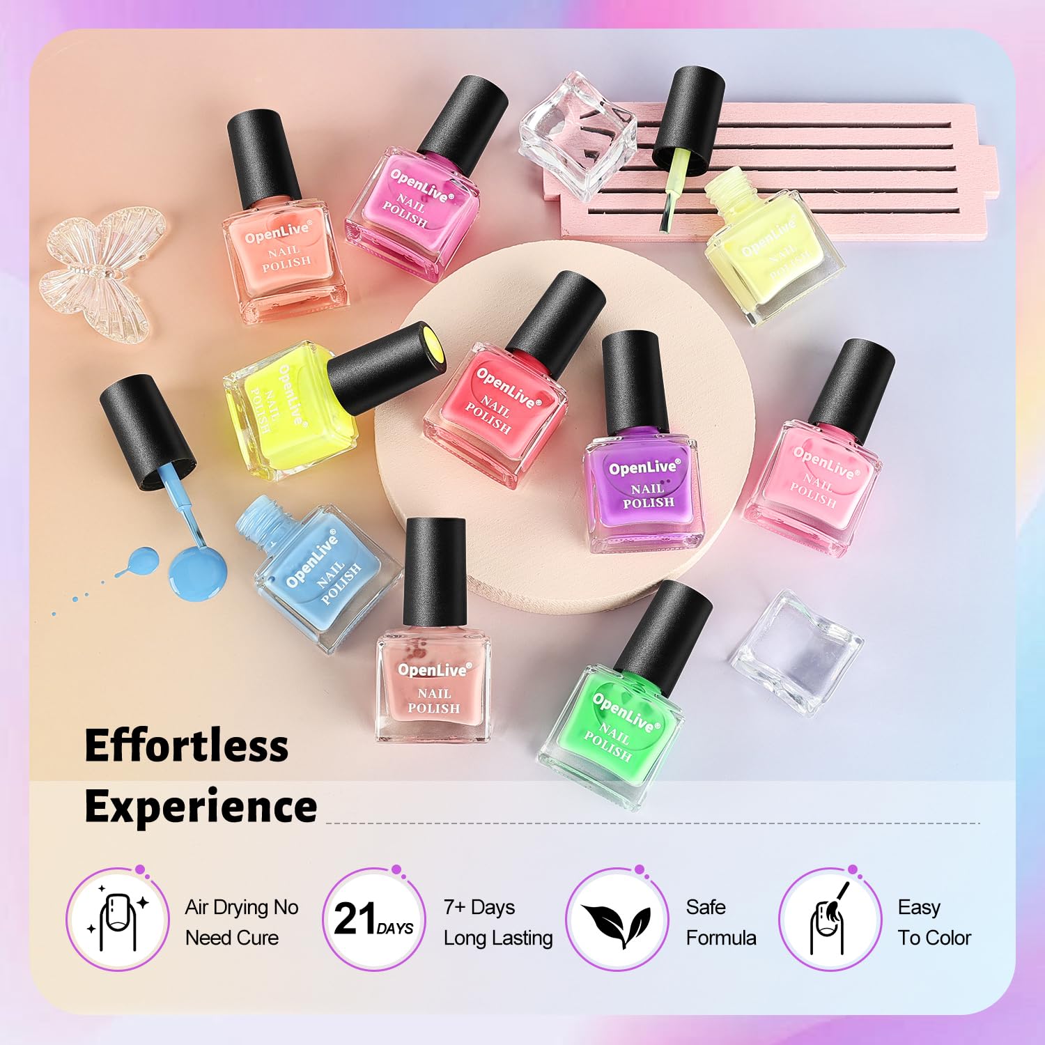 OpenLive color palette supports coordinating outfits for work, events, and evenings.