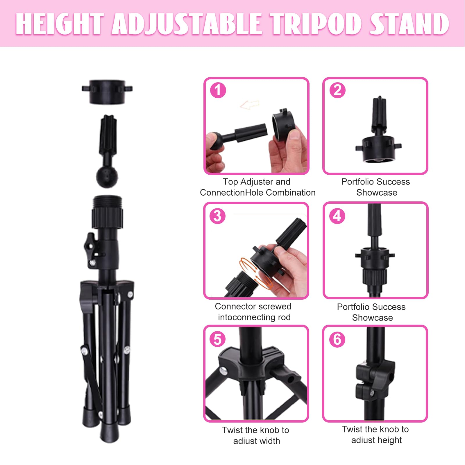 Opini box with head and tripod unboxing showing complete set