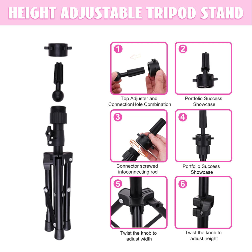 Opini box with head and tripod unboxing showing complete set