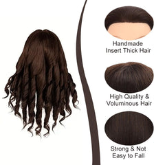 Opini mannequin head with 180 density for fuller, natural-looking styles.