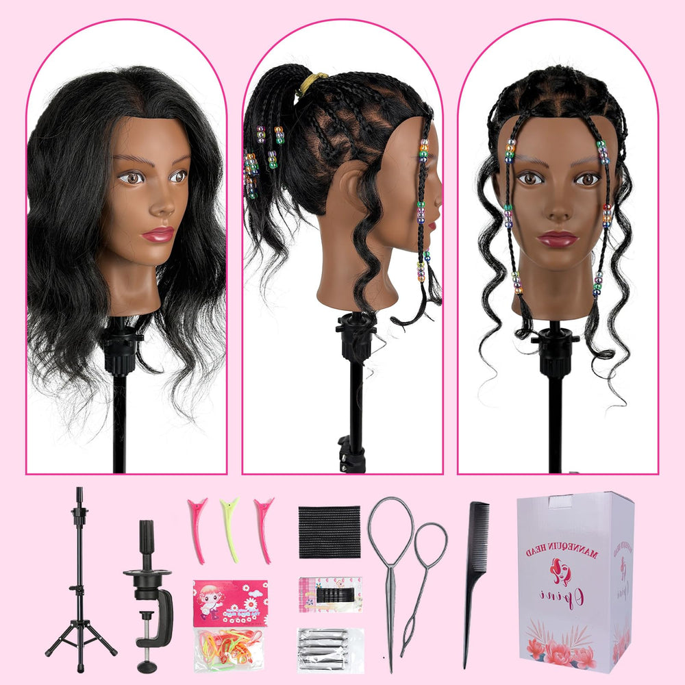 Opini styling demo on 18-inch hair for curling and straightening