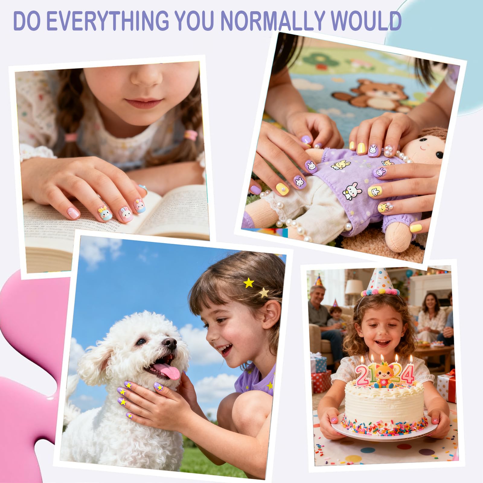 OPkssnails gift ready kids nail design pack ideal for celebrations
