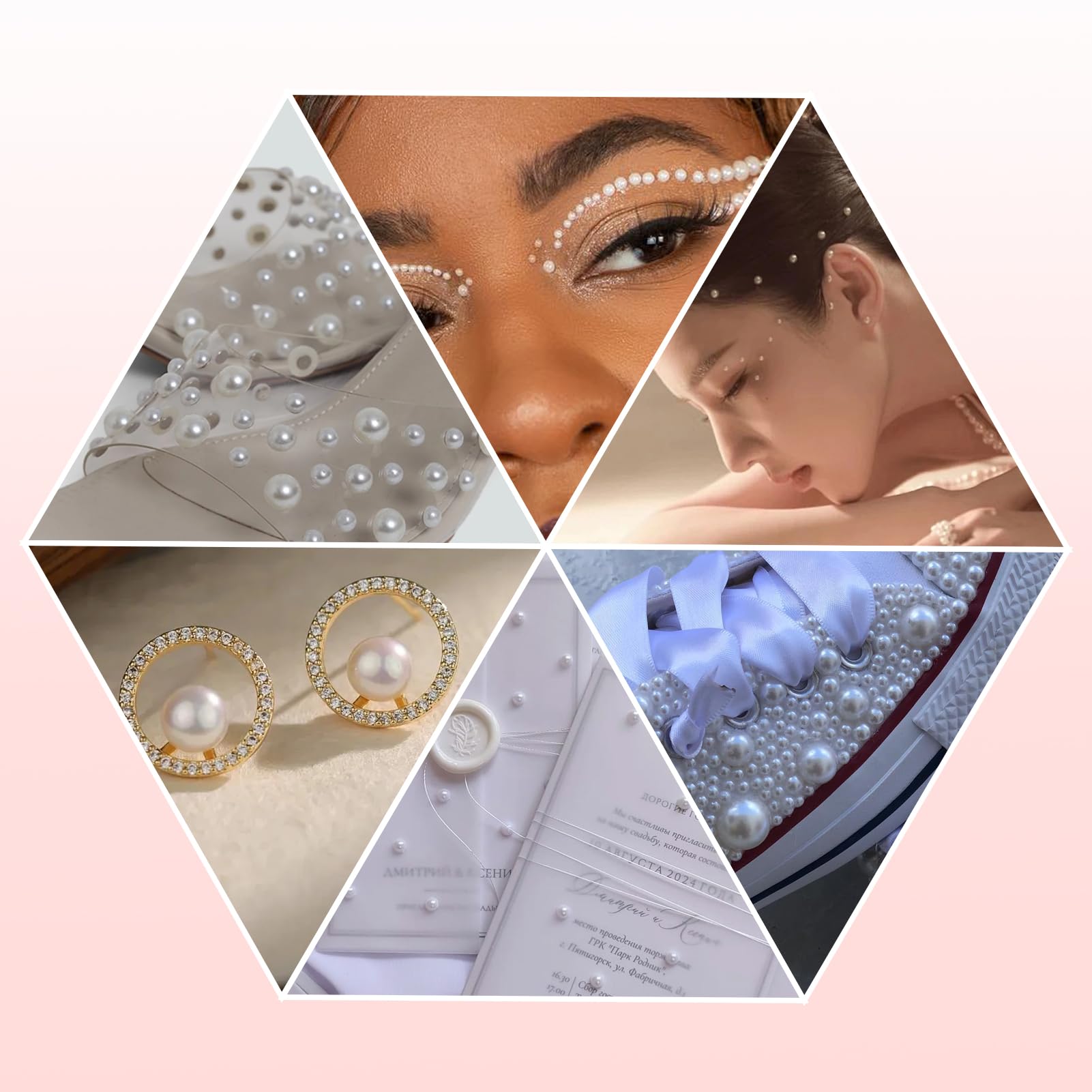 OPMADM pearls for crafts — versatile decorations for fabric, clothing and surfaces.