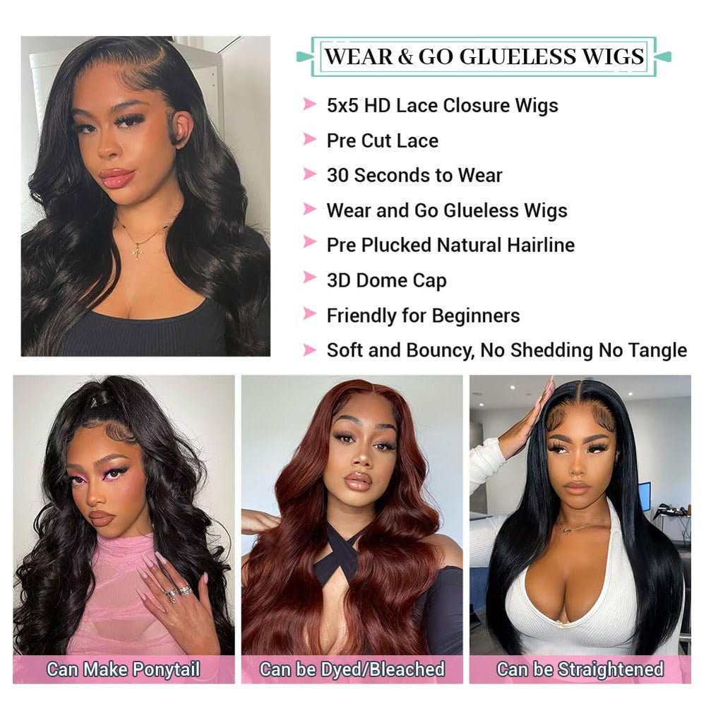 OPNGF glueless wig with bleached knots for natural edges