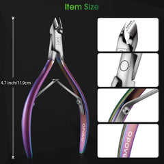 opove X7 rainbow gradient ergonomic handle with rust-resistant protective coating