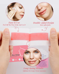 OPOX facial area precision removal close-up shows gentle care for delicate skin.